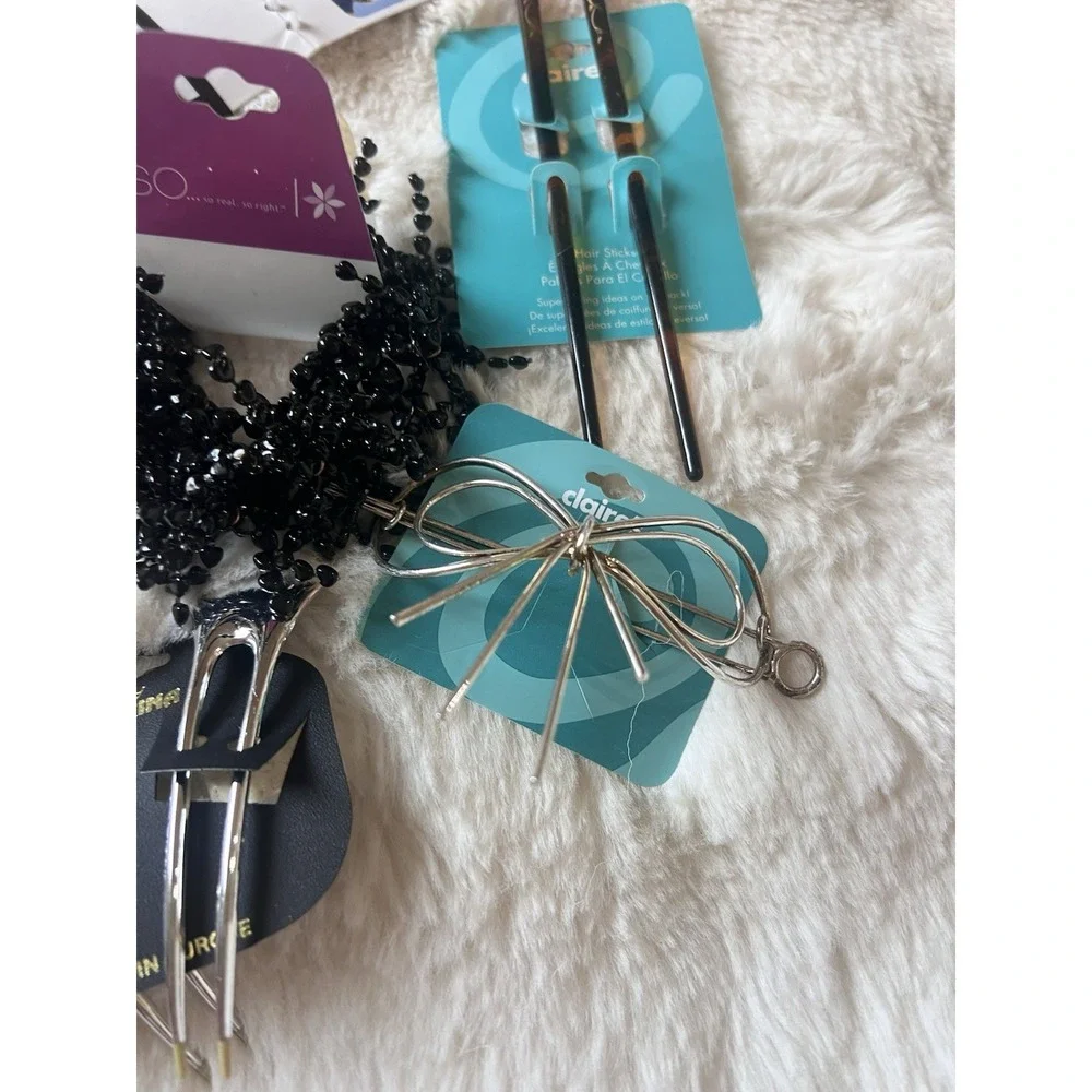 Y2K Hair accessories Scrunchie Clips And Sticks Vintage Styling Clips